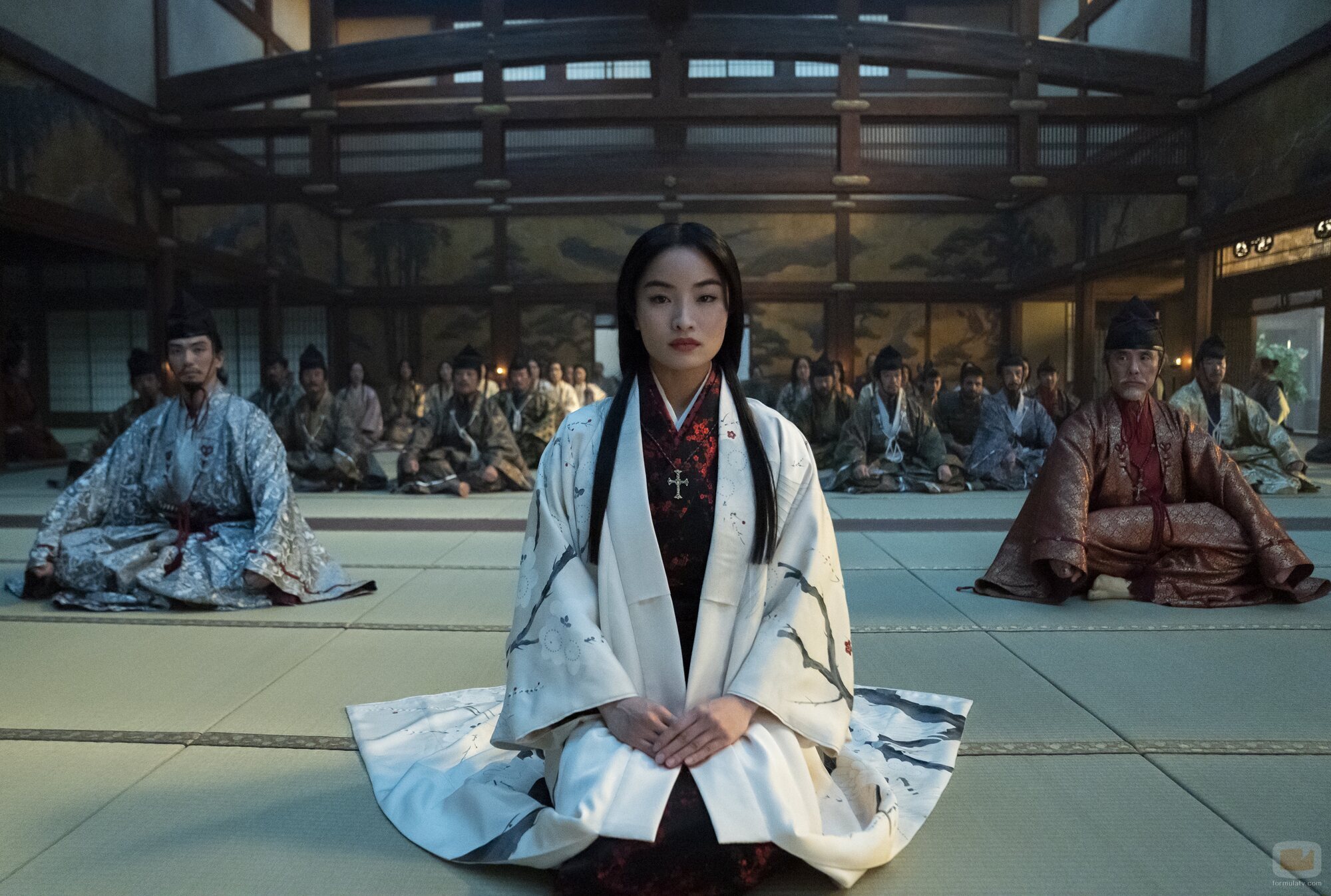 Eita Okuno, Anna Sawai e Hiromoto Ida en 'Shogun'