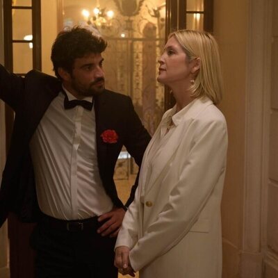 Simon Ehrlacher y Kelly Rutherford en 'Escort Boys'