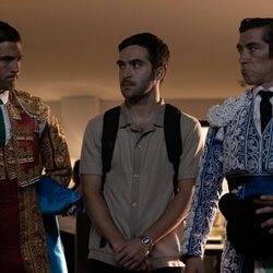 Jason Fernández, Ricardo Gómez y Óscar Jaenada, en 'La suerte'