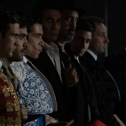 Parte del elenco de 'La suerte', la serie de Disney+