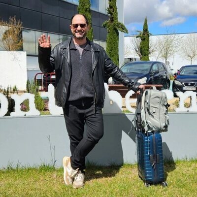 Jordi Sánchez en el rodaje de la temporada 15 de 'La que se avecina'