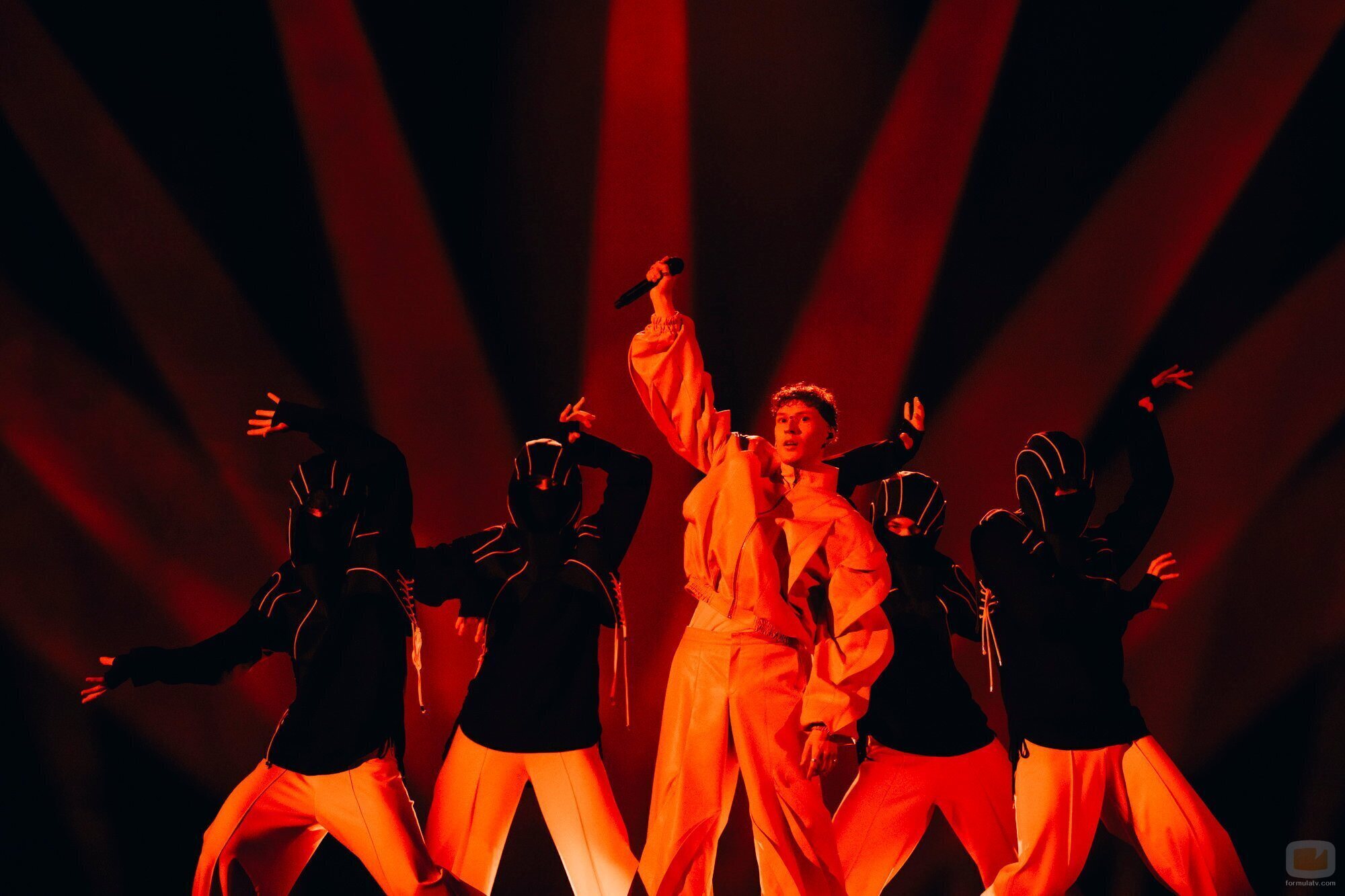 Silvester Belt (Lituania) en la Semifinal 1 de Eurovisión 2024