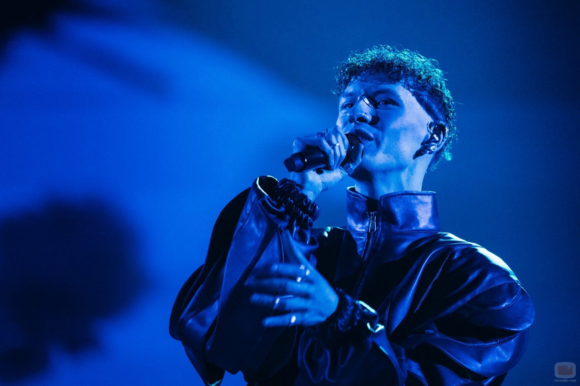 Silvester Belt, representante de Lituania en Eurovisión 2024, en la Semifinal 1