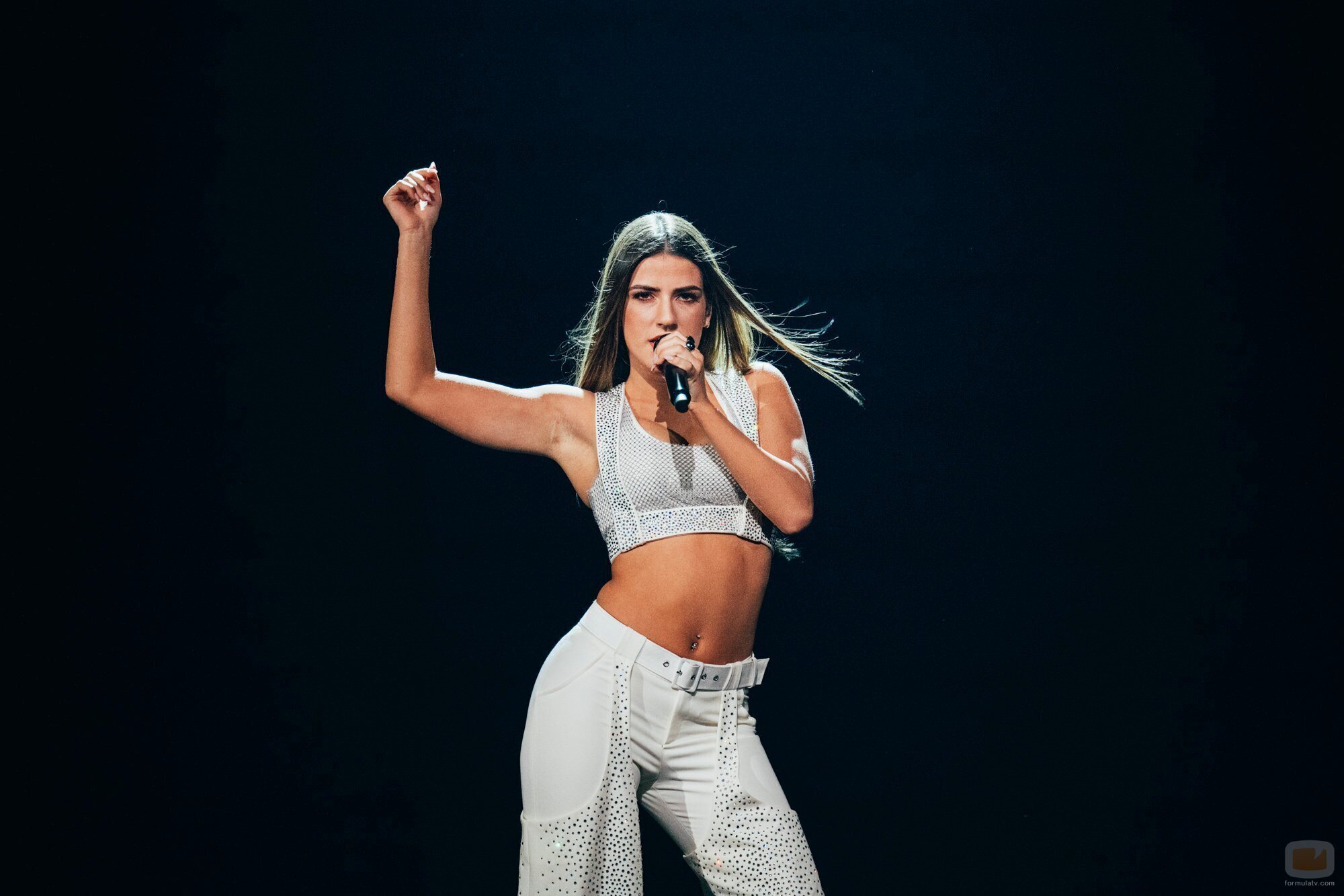 Silia Kapsis (Chipre) en la Semifinal 1 de Eurovisión 2024