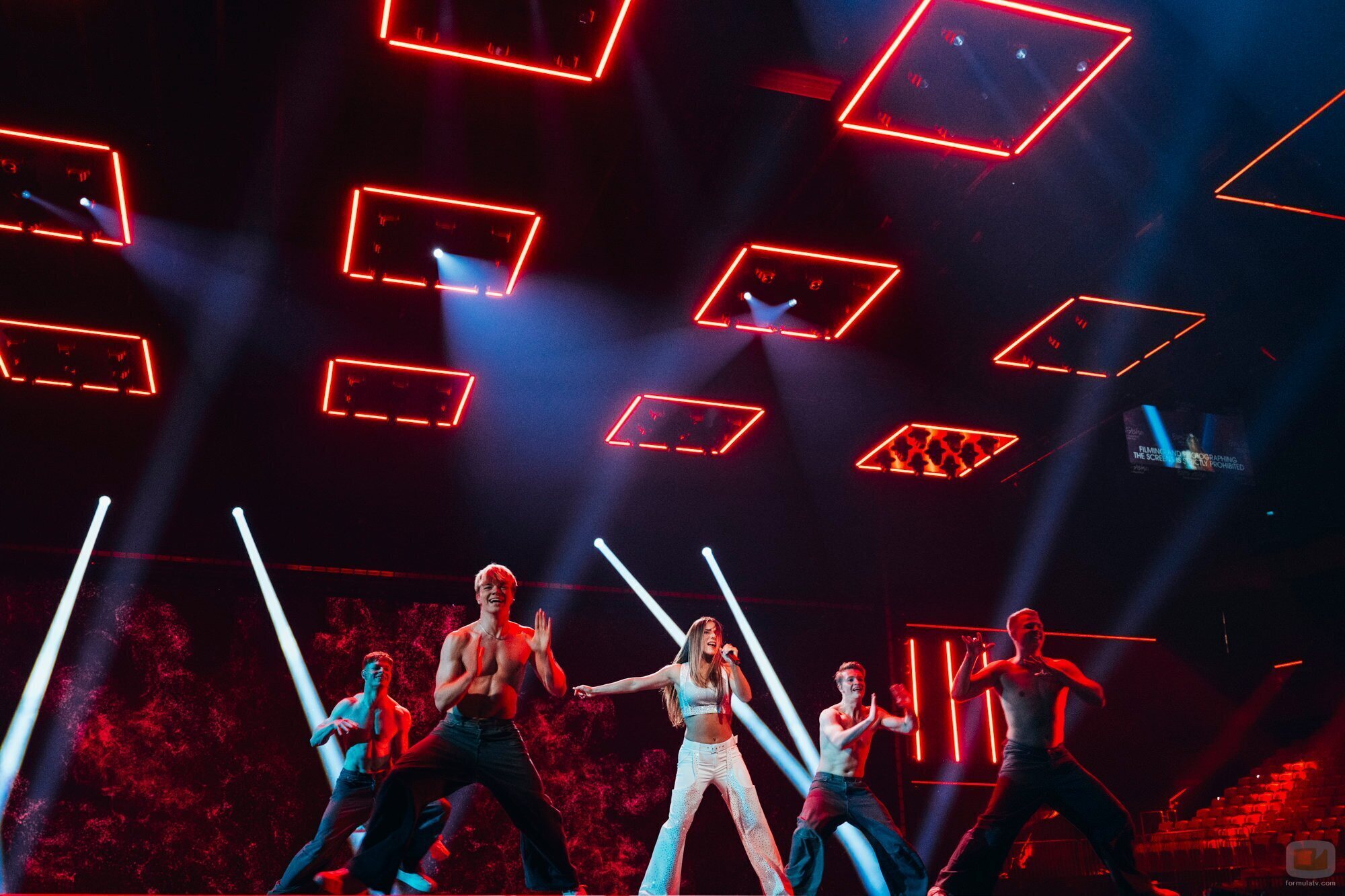 Silia Kapsis, representante de Chipre en Eurovisión 2024, en la Semifinal 1