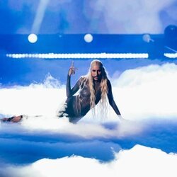 Raiven, representante de Eslovenia en Eurovisión 2024, en la Semifinal 1