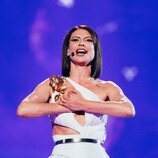 Natalia Barbu (Moldavia) en la Semifinal 1 de Eurovisión 2024