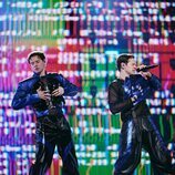 Marcus & Martinus, representantes de Suecia en Eurovisión 2024, en la Semifinal 1