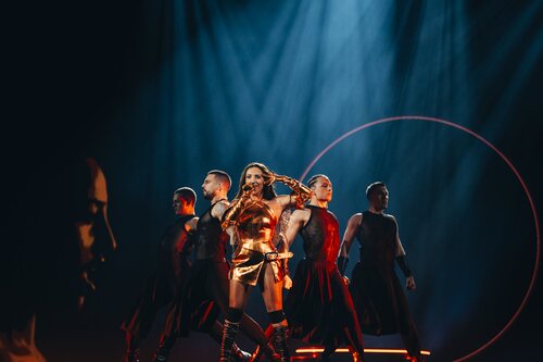 Nutsa Buzaladze, representante de Georgia en Eurovisión 2024, en la Semifinal 2