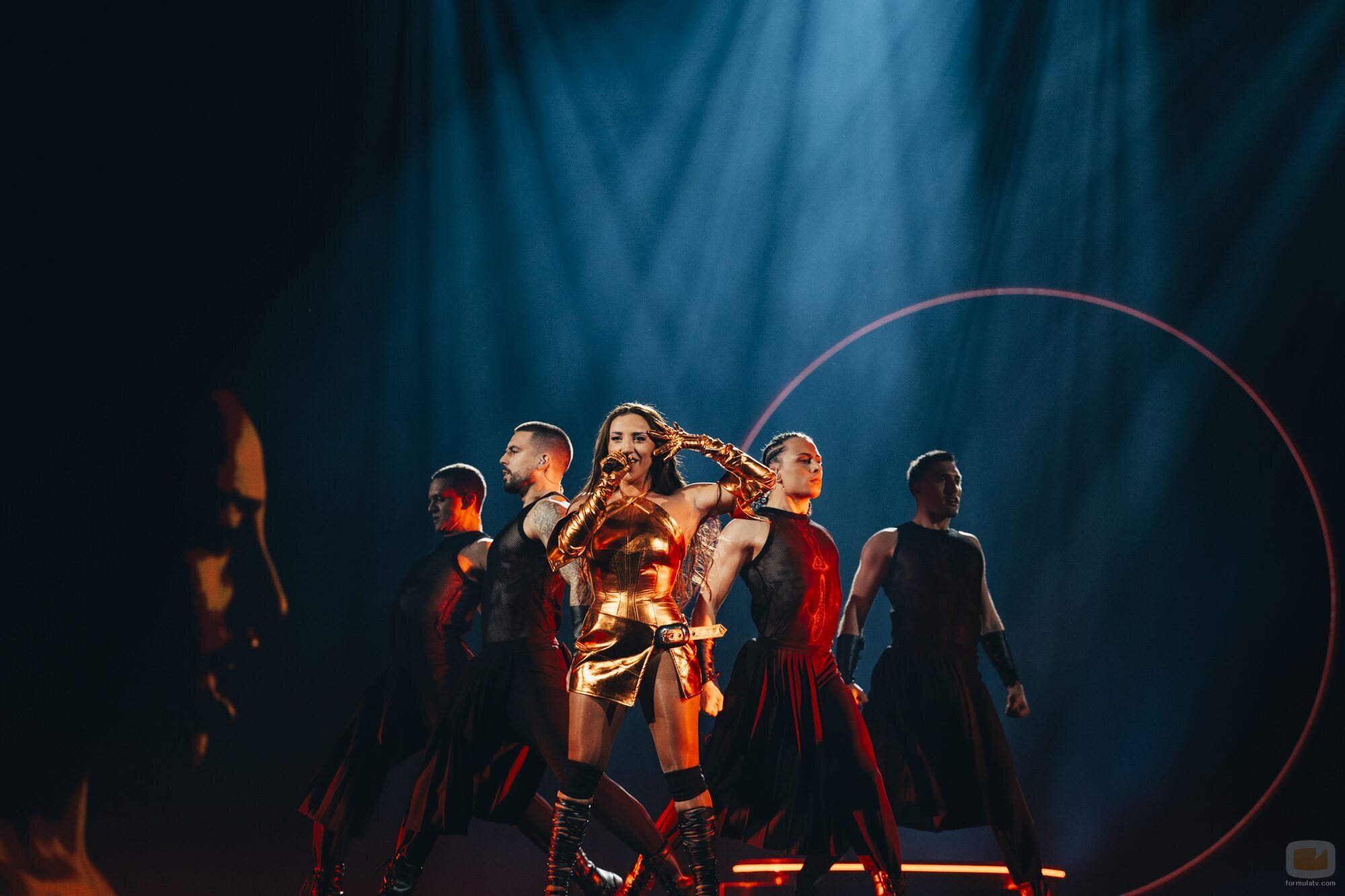 Nutsa Buzaladze, representante de Georgia en Eurovisión 2024, en la Semifinal 2