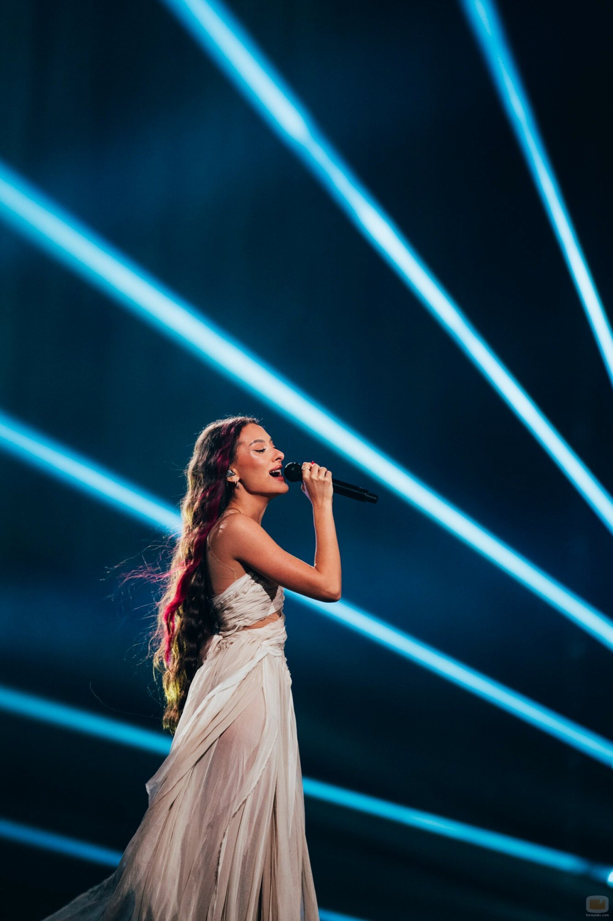 Eden Golan, representante de Israel en Eurovisión 2024, en la Semifinal 2