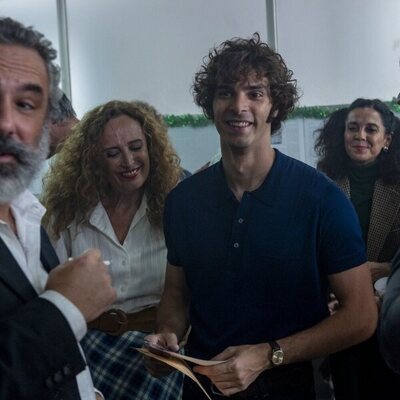 Onofre en la redacción en 'El Marqués'