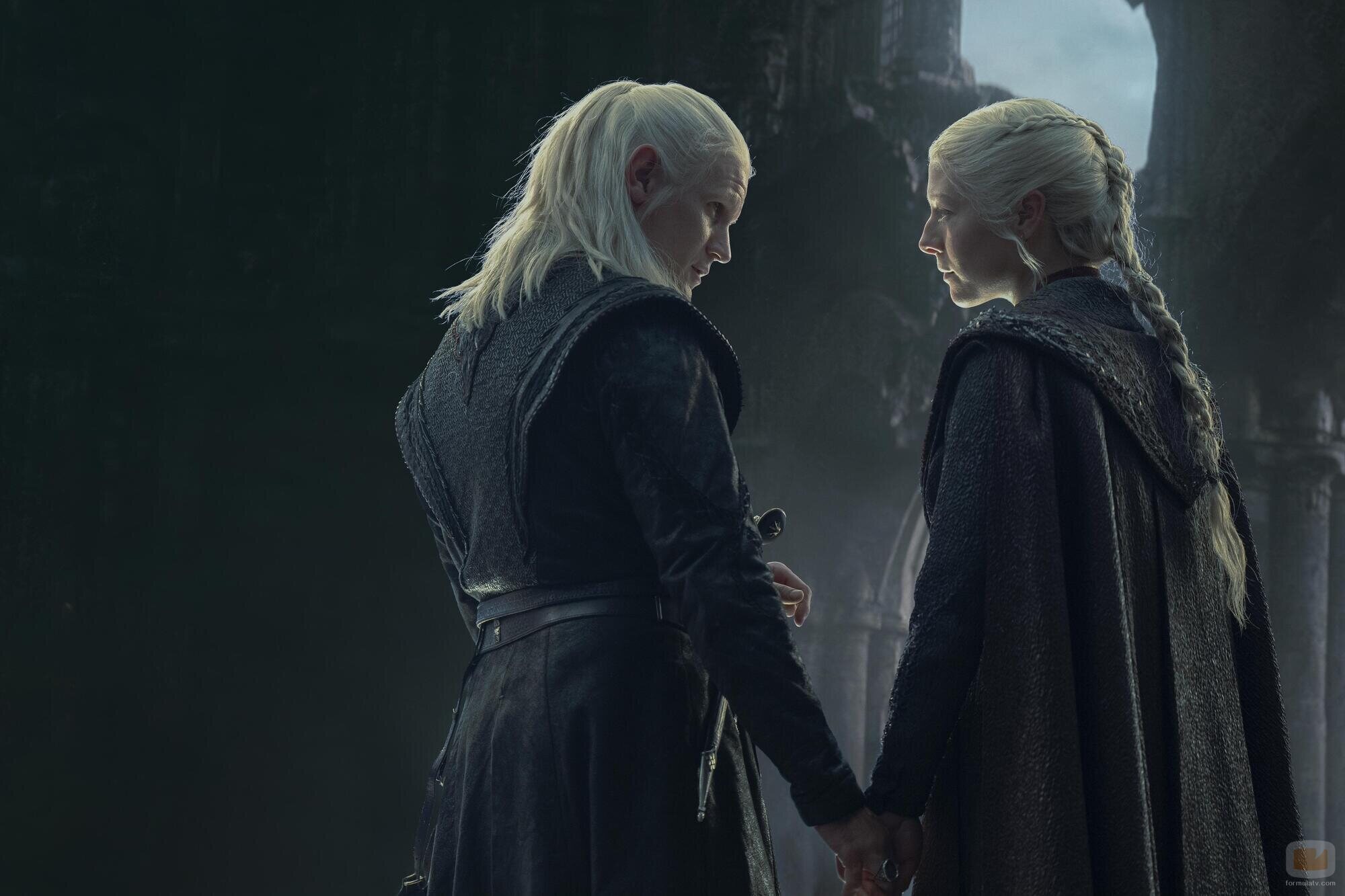 Matt Smith y Emma D'Arcy en 2x08 titulado 'La mujer que debía reinar' de 'La Casa del Dragón'