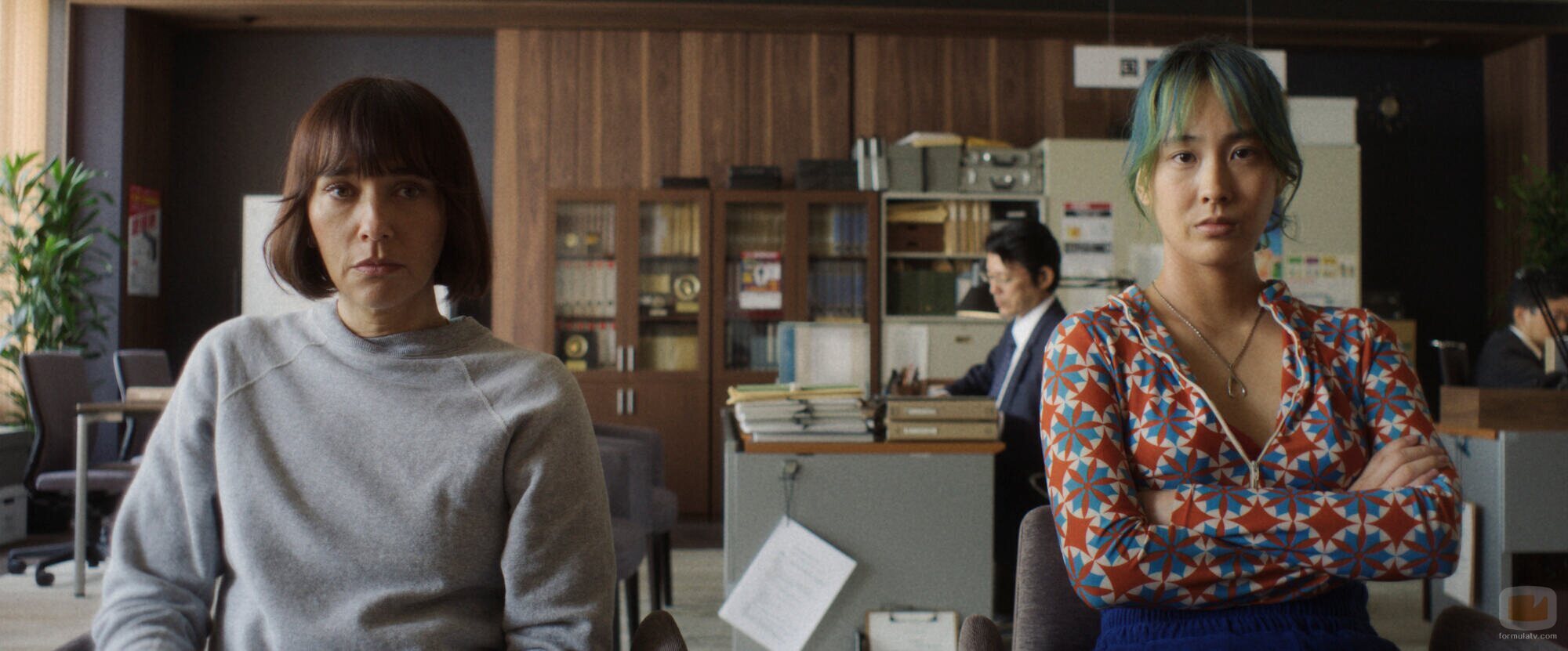 Imagen de Rashida Jones y Annie the Clumsy en 'Manju de Kioto, una delicia' de 'Sunny'