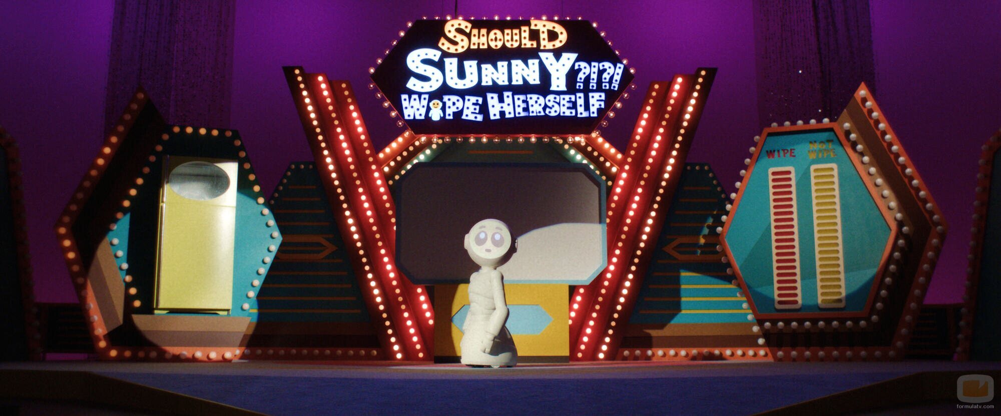 Imagen de Joanna Sotomura en el 1x09 de 'Sunny'