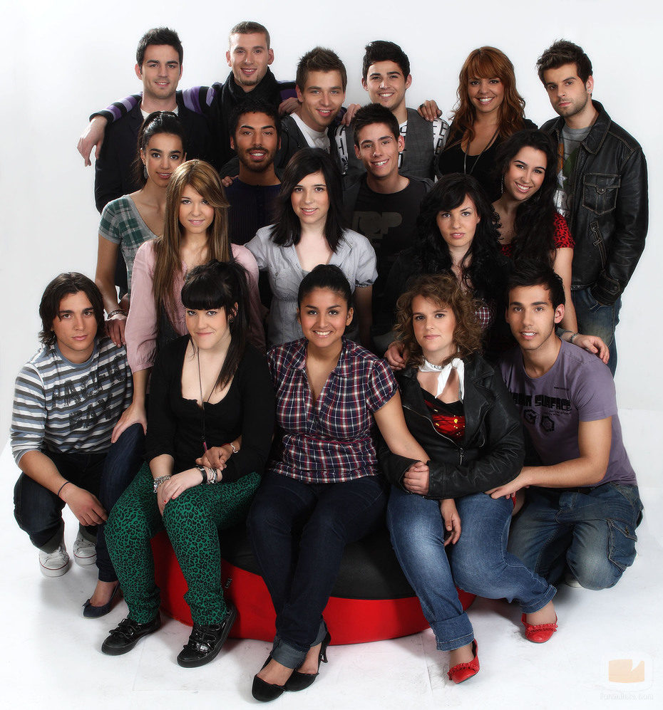 Foto del grupo de concursantes de 'OT 2009'