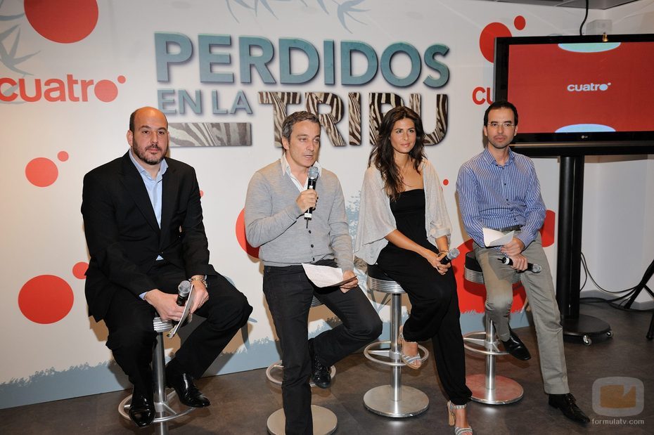 'Perdidos en la Tribu' durante la rueda de prensa de presentación