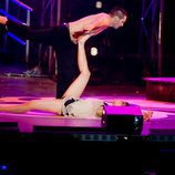 Raquel y Ginés durante el baile final