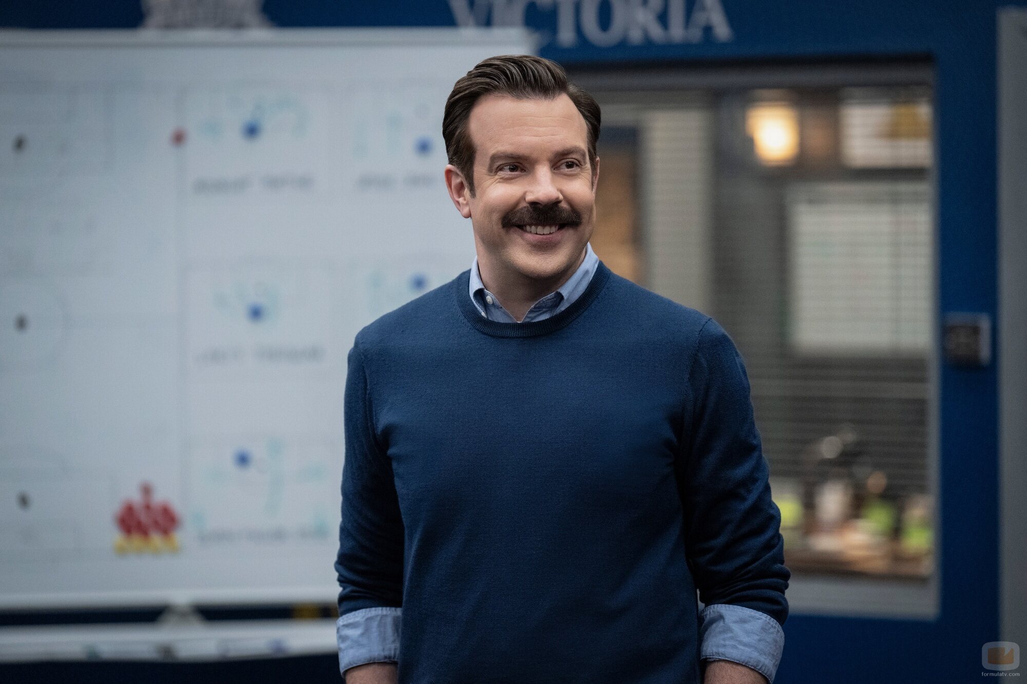 Jason Sudeikis en '(No quiero ir a) Chelsea' de 'Ted Lasso'