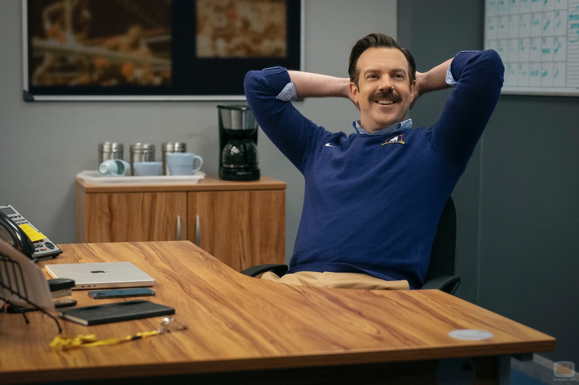 Foto de Jason Sudeikis en el 3x03 de 'Ted Lasso'