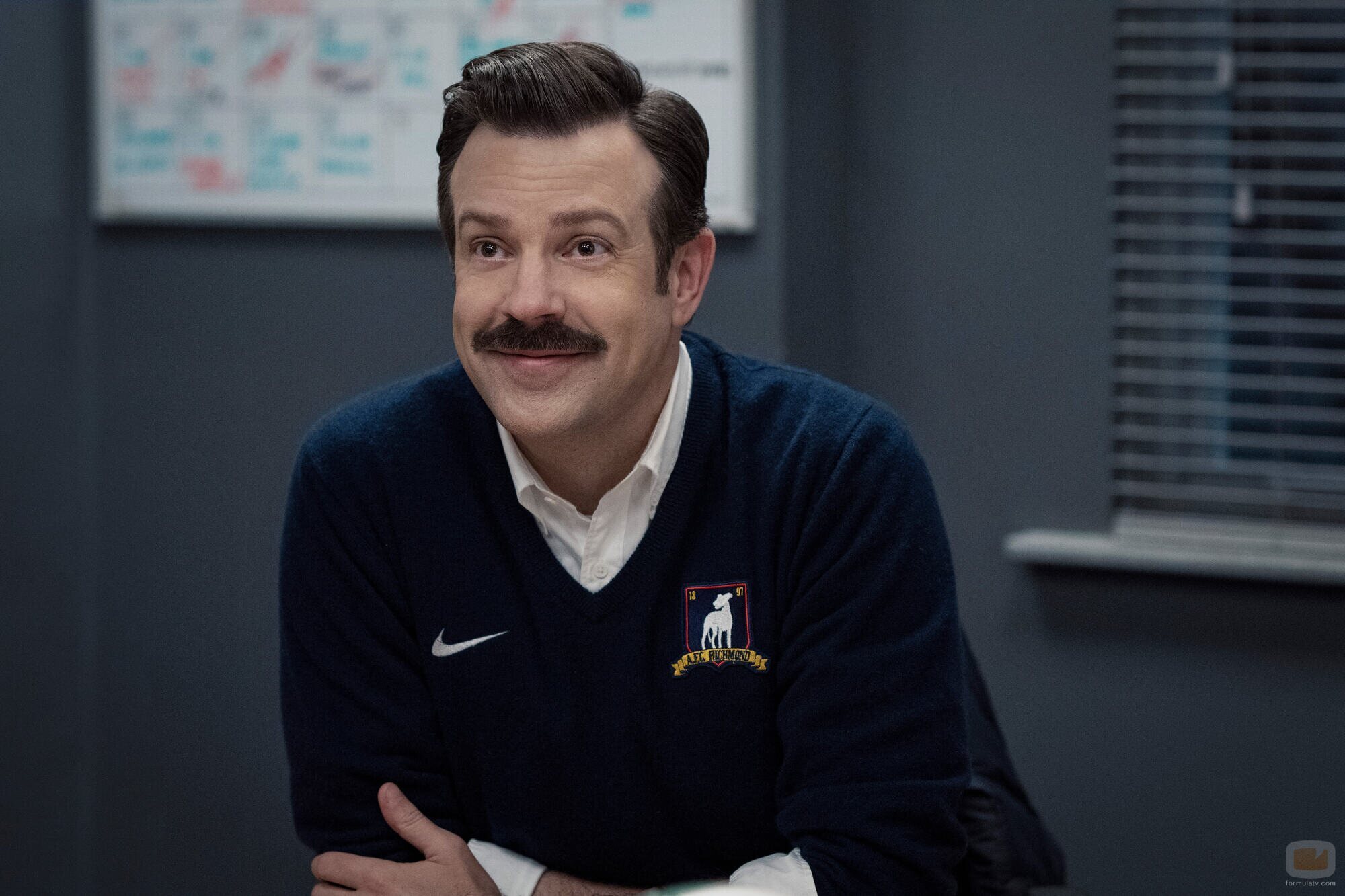 Jason Sudeikis en 'Un vestuario de grillos' de 'Ted Lasso'