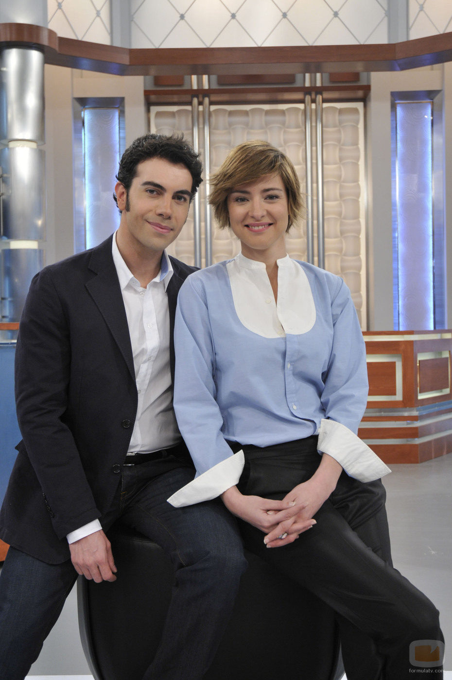 Sandra Barneda y Alberto Herrera en 'De buena ley'