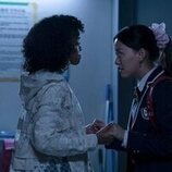 Regan Aliyah y Gia Kim en la temporada 1 y el capítulo 03 de 'Besos, Kitty'