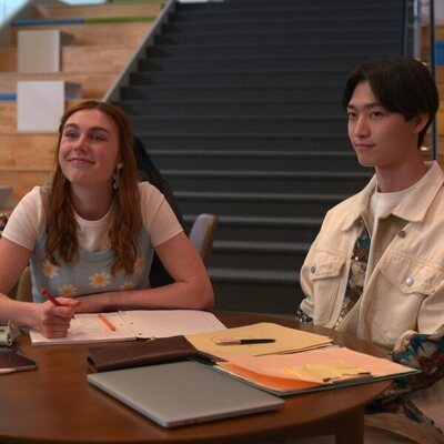Sang Heon Lee y Jocelyn Shelfo en 'Notición' de 'Besos, Kitty'