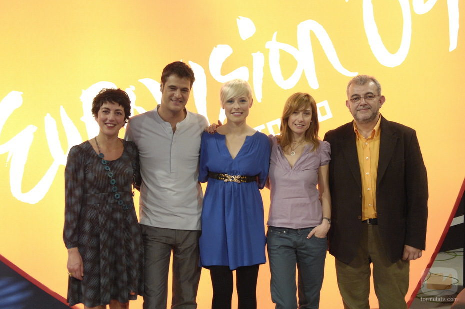 Rosalía Lloret, Iñaki del Moral, Soraya Arnelas, Eva Cebrián y Joaquín Guzmán