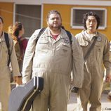 Ken Leung, Jorge García y Daniel Dae Kim en 'Perdidos'