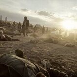 Joe Tippett en el 1x01 de 'American Primeval'