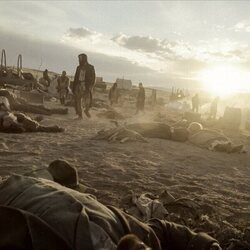 Joe Tippett en el 1x01 de 'American Primeval'