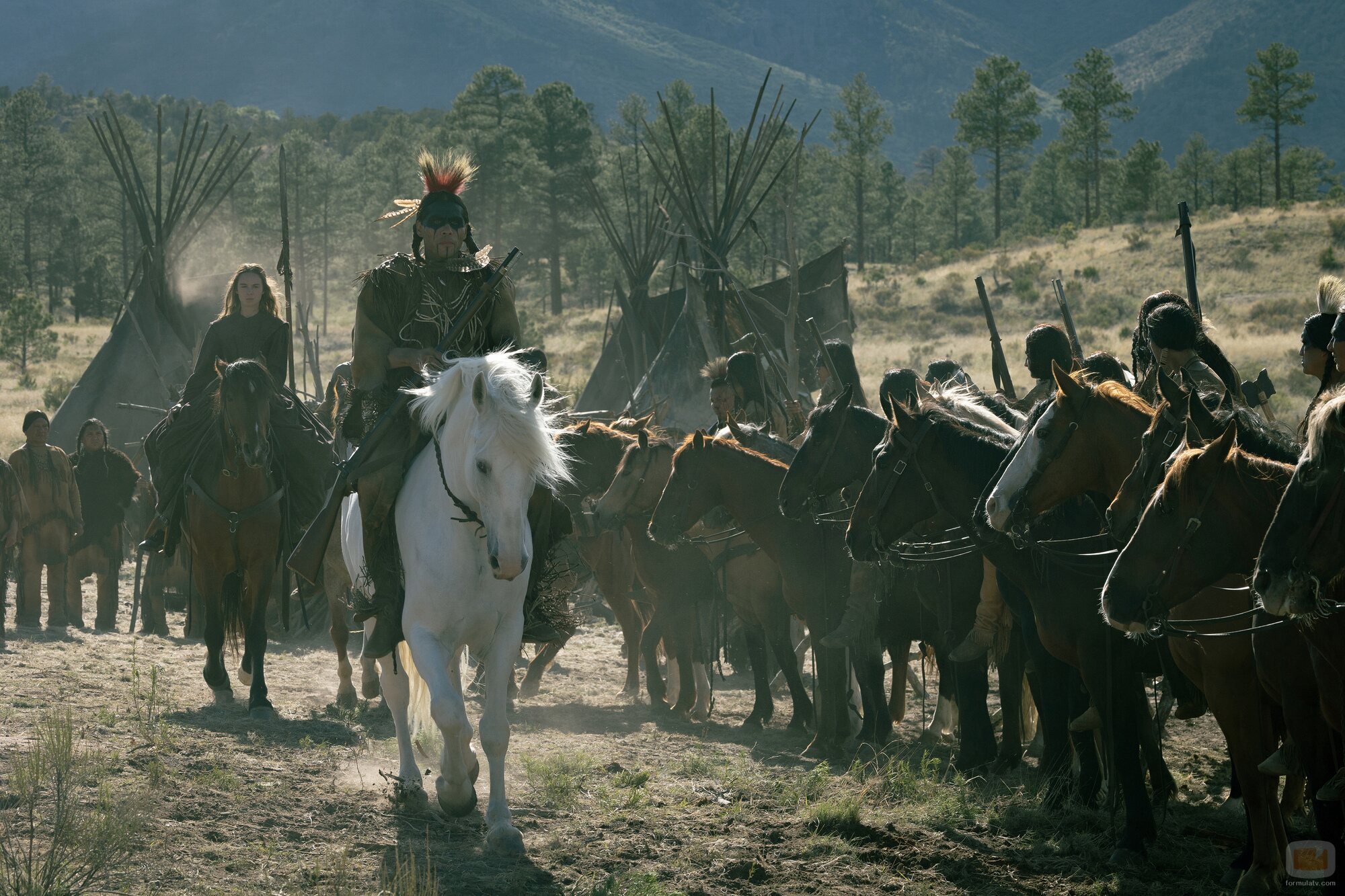 Escena de Derek Hinkey en 1x04 titulado 'Episodio 4' de 'Érase una vez el Oeste'