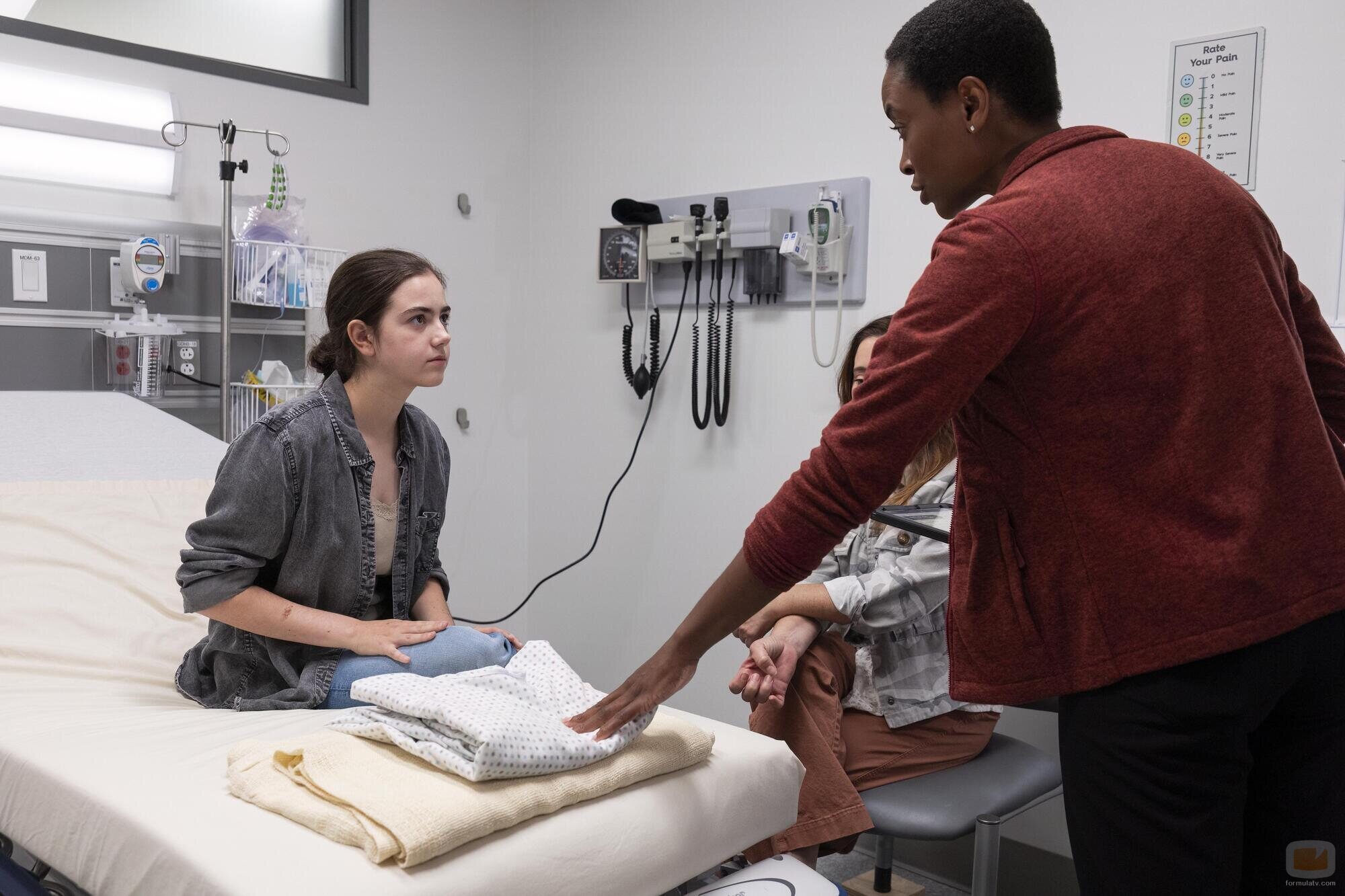 Tracy Ifeachor en 1x03 titulado '9:00 A.M.' de 'The Pitt'