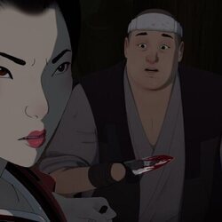 1x05 titulado 'La historia del Ronin y su esposa' de 'Samurái de ojos azules'