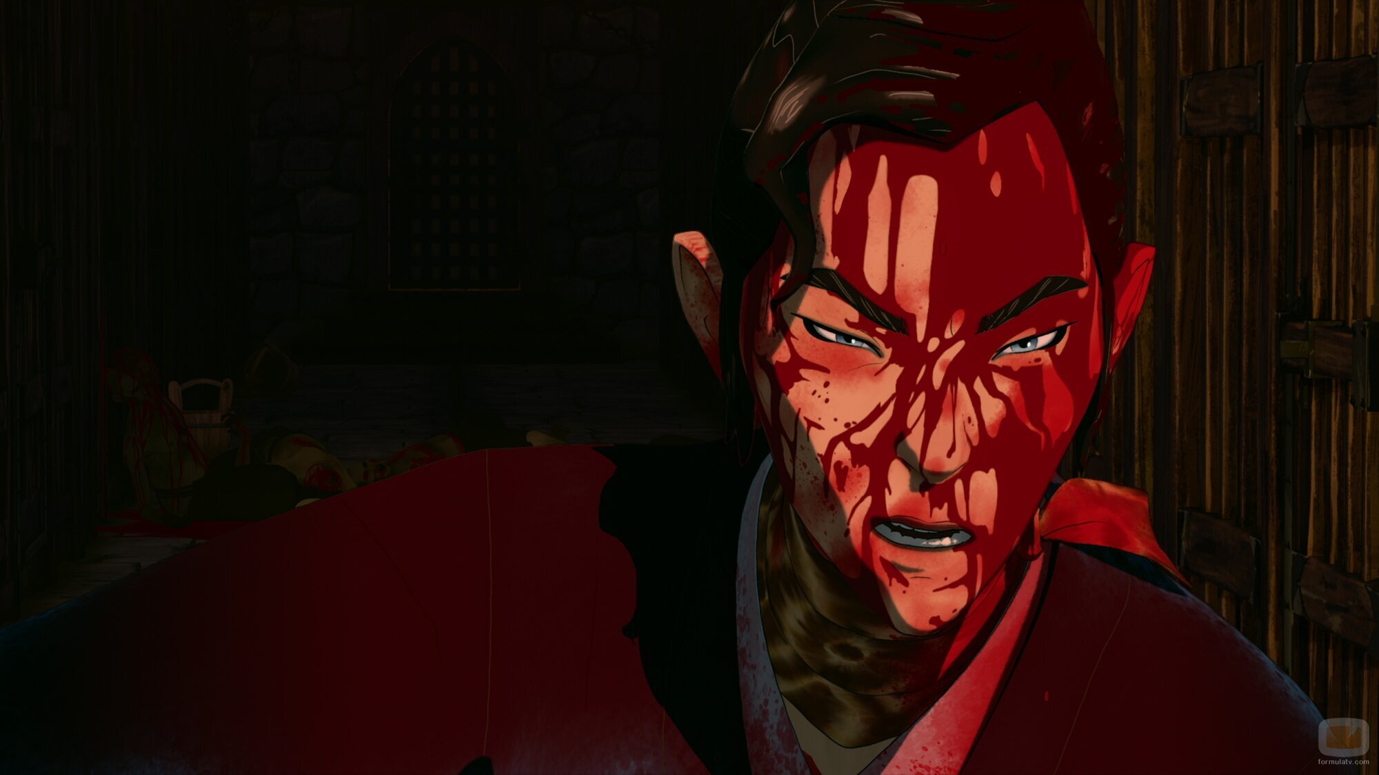 Imagen de 'Sueños malvados e iracundas palabras' de 'Blue Eye Samurai'