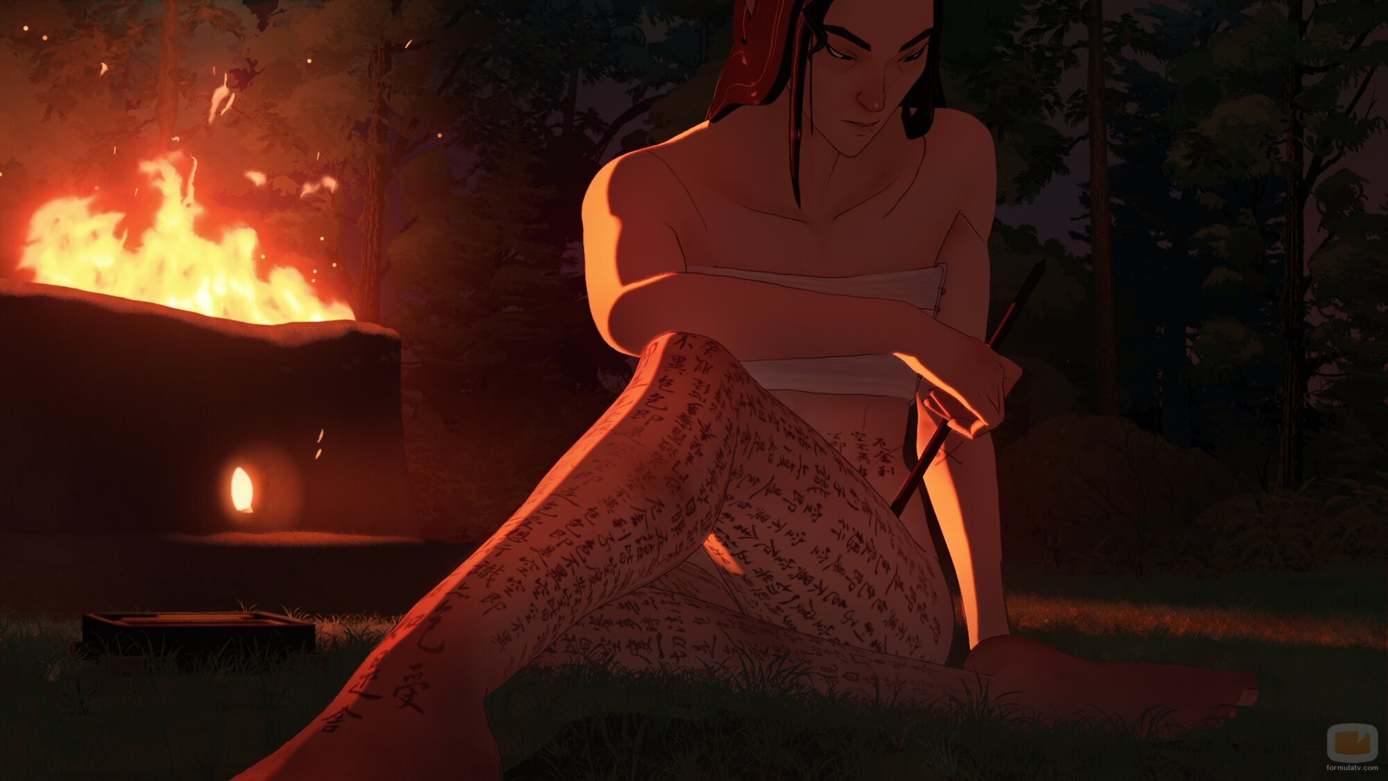 Escena de 1x07 de 'Blue Eye Samurai'