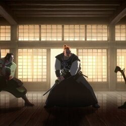 'El gran incendio de 1657' de 'Blue Eye Samurai'