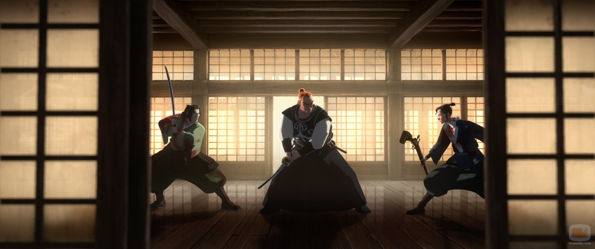 'El gran incendio de 1657' de 'Blue Eye Samurai'