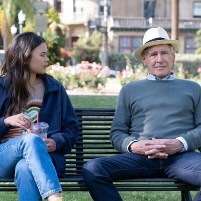 Harrison Ford y Lukita Maxwell en 'Quince minutos' de 'Terapia sin filtro'