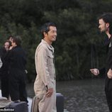 Ken Leung y Jeremy Davies en 'Lost'