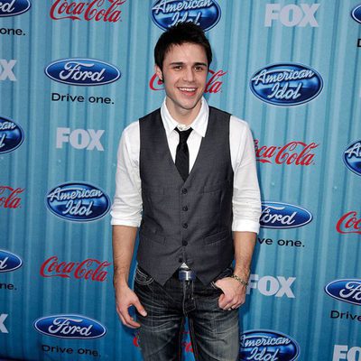 Kris Allen en el photocall