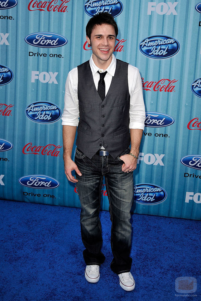Kris Allen en el photocall