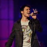 Kris Allen en el programa 'American Idol'