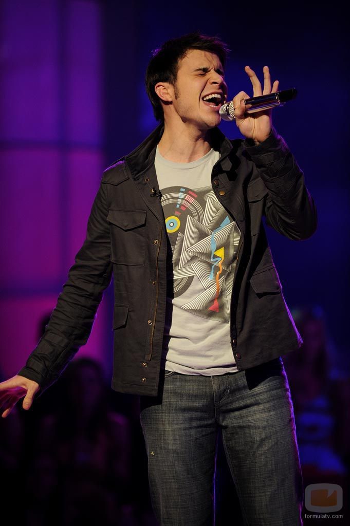 Kris Allen en el programa 'American Idol'