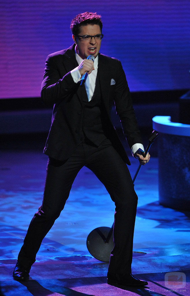 Danny Gokey en 'American Idol' cantando en su presentación