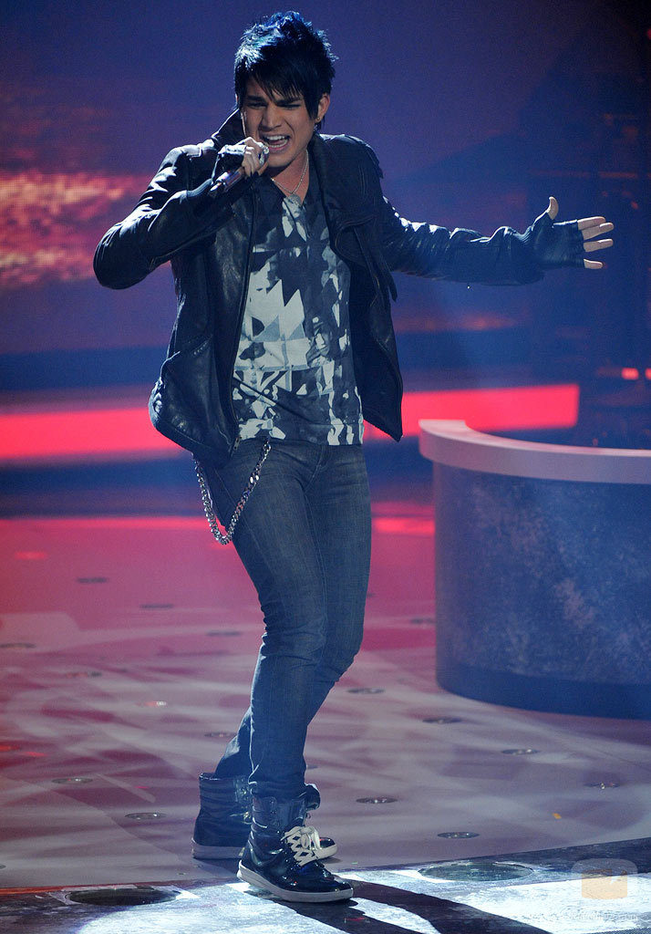 Adam Lambert en la final de 'American Idol'