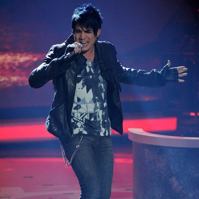 Adam Lambert en la final de 'American Idol'