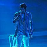 El cantante de EEUU Adam Lambert en 'American Idol'