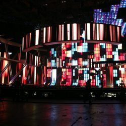 Pantallas de luz del Escenario de Eurovisión 2009